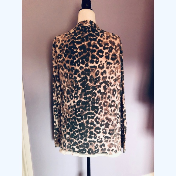 Rebecca Taylor leopard print cardigan - Picture 4 of 4